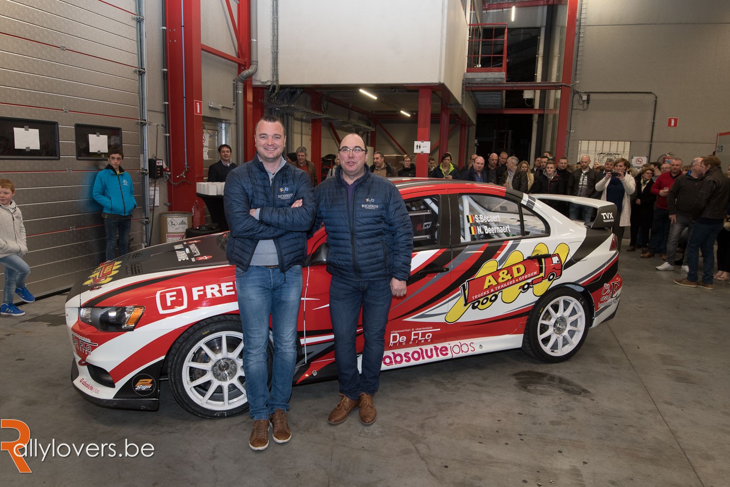 Voorstelling Lancer EVO X R4 Steve Becaert