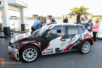 Voorstelling Skoda Fabia R5 Cedric Cherain