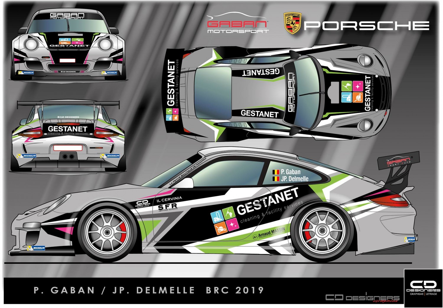 2019 - Come-back Pascal Gaban in Porsche GT3